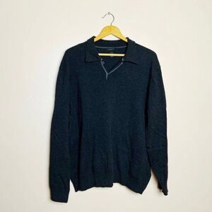 CLEARANCE! Gray Covington Collared Sweater Size XL EUC